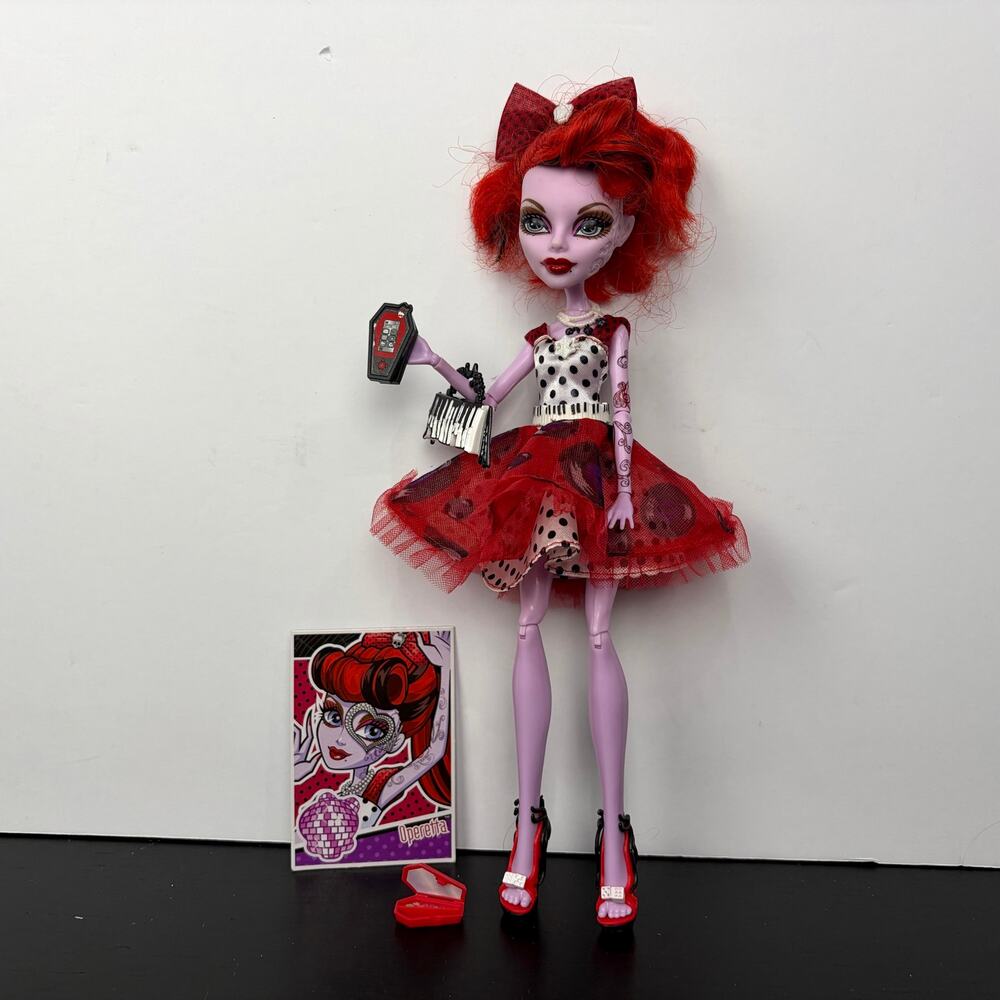 Monster High Dot Dead Gorgeous Operetta Doll With Accessories